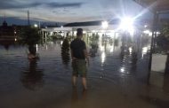 Banjir Rob, Personil Satpol PP Inhil Siaga di Masing - Masing Pos