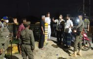 Tim URC Satpol PP Inhil Bubarkan 4 Remaja Sedang Hura - Hura Sampai Larut Malam